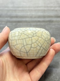 Seven Chinese ge-type wares, 19/20th C.