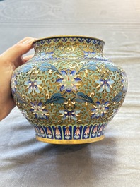 Five various Chinese cloisonn&eacute; wares, 19th C.