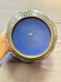 Five various Chinese cloisonn&eacute; wares, 19th C.