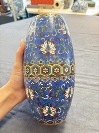 Five various Chinese cloisonn&eacute; wares, 19th C.