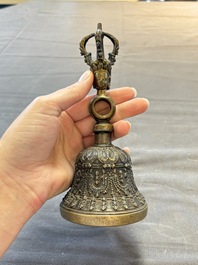 Six various Tibetan ritual objects, 19/20th C.