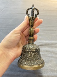 Six various Tibetan ritual objects, 19/20th C.