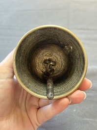 Six various Tibetan ritual objects, 19/20th C.