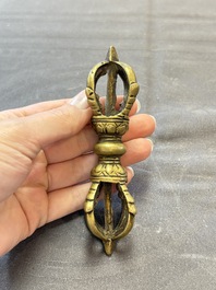 Six various Tibetan ritual objects, 19/20th C.