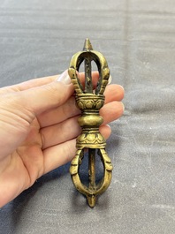 Six various Tibetan ritual objects, 19/20th C.