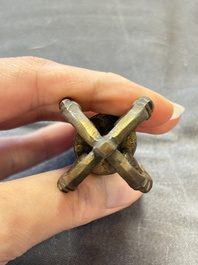 Six various Tibetan ritual objects, 19/20th C.