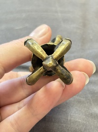 Six various Tibetan ritual objects, 19/20th C.