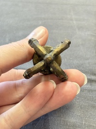 Six various Tibetan ritual objects, 19/20th C.