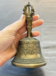 Six various Tibetan ritual objects, 19/20th C.