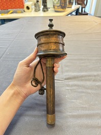 Six various Tibetan ritual objects, 19/20th C.