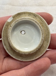 Four Chinese famille rose teapots, Luo Yong Sheng Hao 罗永盛号 mark, 20th C.