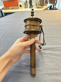 Six various Tibetan ritual objects, 19/20th C.