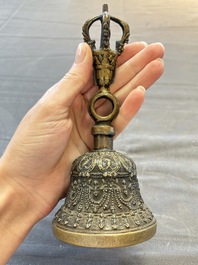 Six various Tibetan ritual objects, 19/20th C.