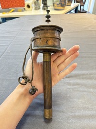 Six various Tibetan ritual objects, 19/20th C.