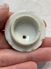 Four Chinese famille rose teapots, Luo Yong Sheng Hao 罗永盛号 mark, 20th C.