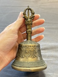 Six various Tibetan ritual objects, 19/20th C.