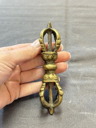 Six various Tibetan ritual objects, 19/20th C.