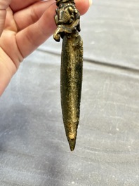 Six various Tibetan ritual objects, 19/20th C.