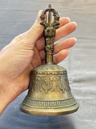 Six various Tibetan ritual objects, 19/20th C.