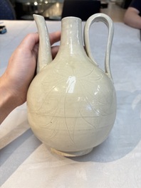 Six Chinese monochrome ding-type wares, Song/Yuan