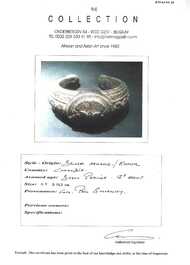 A bronze mirror, a bracelet with a royal or noble emblem and a bronze bracelet with two tiger heads, Cambodia, 12th C.