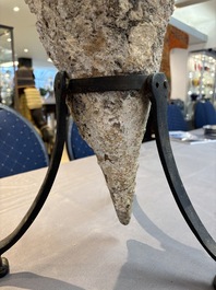 A Roman terracotta amphora for wine or oil transport, 1st C. B.C.