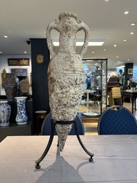 A Roman terracotta amphora for wine or oil transport, 1st C. B.C.