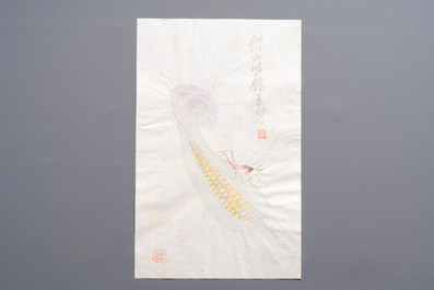 A box containing 24 woodblocks after Qi Baishi and Zhang Daqian, Rong Bao Zhai 荣宝斋 studio, early 20th C.