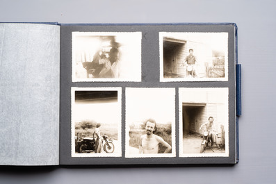 A collection of four photo albums and fieldwork prints documenting South and Southeast Asia, 20th C.
