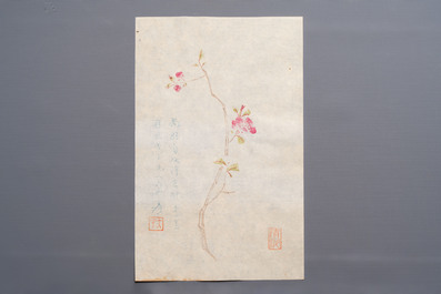 A box containing 24 woodblocks after Qi Baishi and Zhang Daqian, Rong Bao Zhai 荣宝斋 studio, early 20th C.