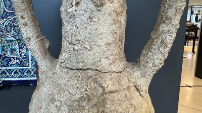 A Roman terracotta amphora for wine or oil transport, 1st C. B.C.