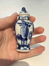 18 Chinese blue and white wares, Kangxi and later