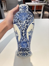18 Chinese blue and white wares, Kangxi and later