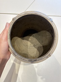 A Chinese cizhou jar with mythical horse design, 17/18th C.