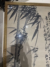 Four Chinese school paintings, ink and colour on paper and silk, one signed Yutianshi 雨田氏 and dated 1919