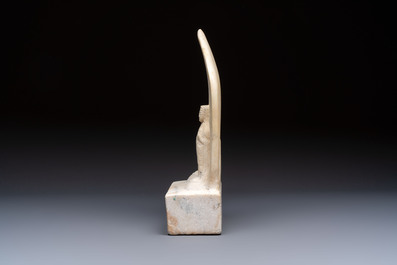 A Chinese inscribed marble stele, Northern Wei style, 20th C.