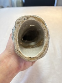 * A Chinese famille rose model of a phoenix, 19th C.