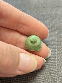 Four Chinese snuff bottles and three vases, 19th C.