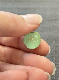 Four Chinese snuff bottles and three vases, 19th C.