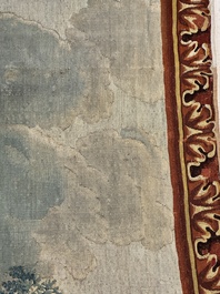 A pair of Brussels historical 'The Art of War' tapestries after Lambert De Hondt II, Judocus de Vos workshop, early 18th C.