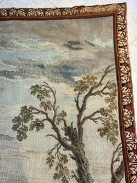 A pair of Brussels historical 'The Art of War' tapestries after Lambert De Hondt II, Judocus de Vos workshop, early 18th C.