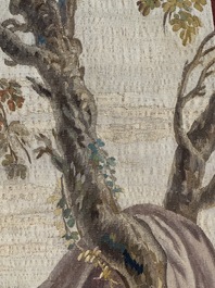 A pair of Brussels historical 'The Art of War' tapestries after Lambert De Hondt II, Judocus de Vos workshop, early 18th C.