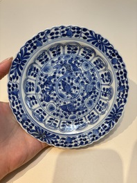 N16 Chinese blue and white cups and 24 saucers, various marks, Kangxi and later