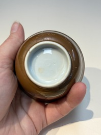 N16 Chinese blue and white cups and 24 saucers, various marks, Kangxi and later