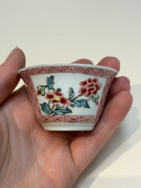 A collection of 28 Chinese famille rose wares, 18th C. and later