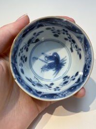 N16 Chinese blue and white cups and 24 saucers, various marks, Kangxi and later