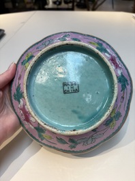 A collection of 28 Chinese famille rose wares, 18th C. and later