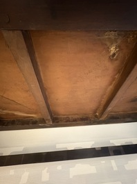 A large Chinese wooden 'Tiaoan' or altar table with chilong design, 19th C.