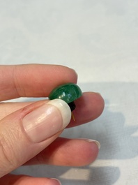 A Chinese rock crystal and two glass inside painted snuff bottles, 19/20th C., with a signed copy of 'Chinese Inside Painting of the Modern Age', 2005