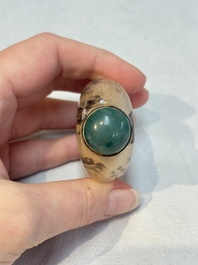 A Chinese rock crystal and two glass inside painted snuff bottles, 19/20th C., with a signed copy of 'Chinese Inside Painting of the Modern Age', 2005